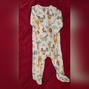 Nine West Multicolor Animal Print Kids Footie